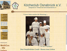 Tablet Screenshot of koecheclub-os.de